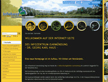 Tablet Screenshot of infohaus-isarmuendung.de